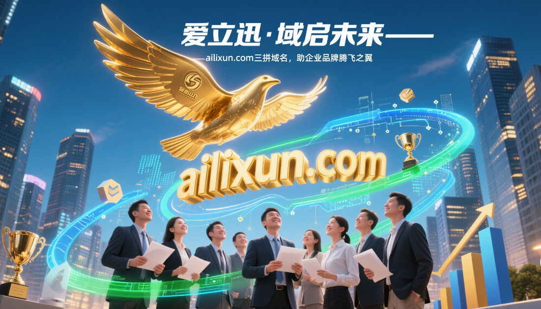 爱立迅·域启未来——ailixun.com三拼域名，助企业品牌腾飞之翼