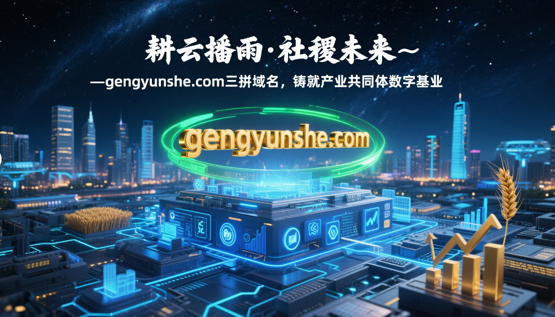 耕云播雨·社稷未来——gengyunshe.com三拼域名，铸就产业共同体数字基业 